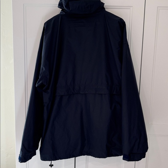 Helly Hansen Rain Jacket Mens XXL Work Wear Navy Hooded Polyurethane - Picture 5 of 6